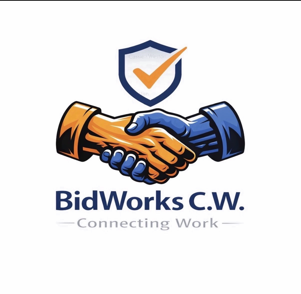 BidWorks C.W. Connecting Work logo
